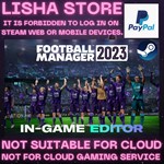 Football Manager 2023+In-Game Editor Steam paypal