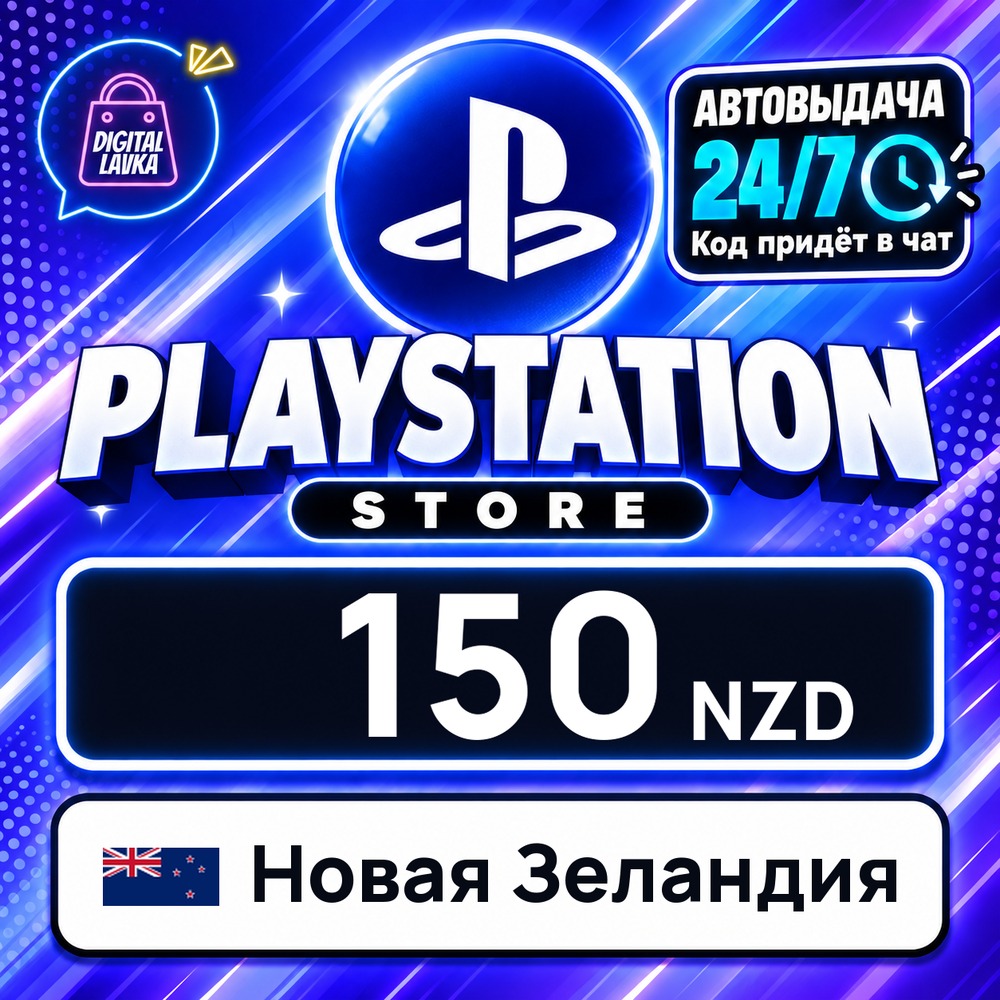 PlayStation Network (PSN) Новая Зеландия 150 NZD 💳 цифровой код — автовыдача 24/7 фото 1