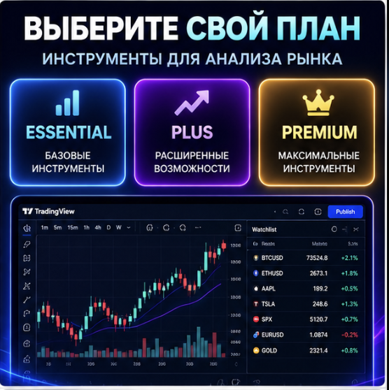 24/7 TradingView Essential / Plus / Premium - Subscription 1 month - Your account photo 3