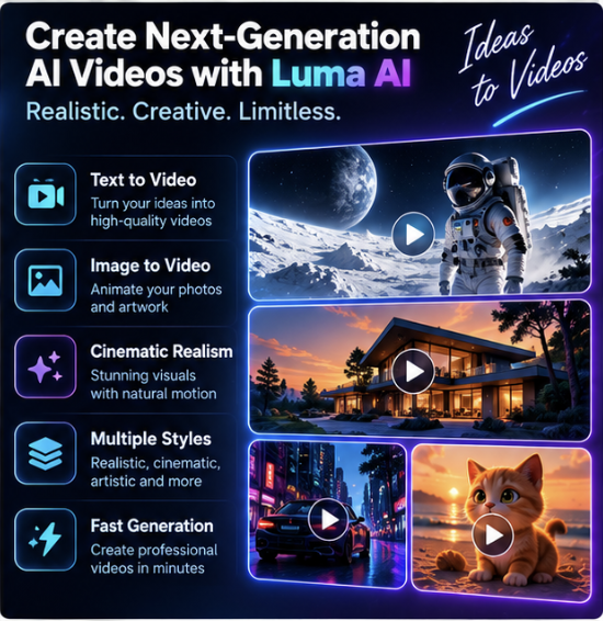 24/7 Luma AI Dream Machine Plus / Pro / Ultra - Subscription 1 month - Your account photo 2