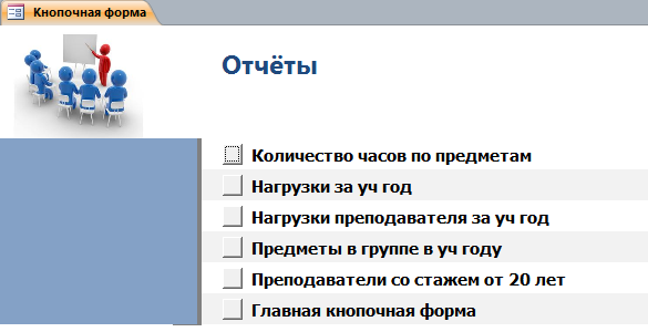 Buy Database Distribution Of The Teaching Load mdb And Download