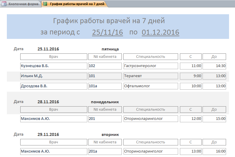 Шаблон расписание на неделю - Quara.ru