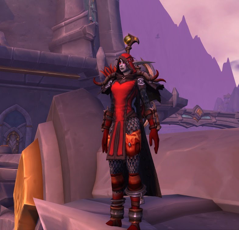 Код предмет трансмогрификации Классическая алая гербовая накидка World of Warcraft фото 1