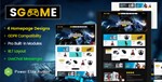 SGame -  шаблон магазина продажи игр OpenCart 3