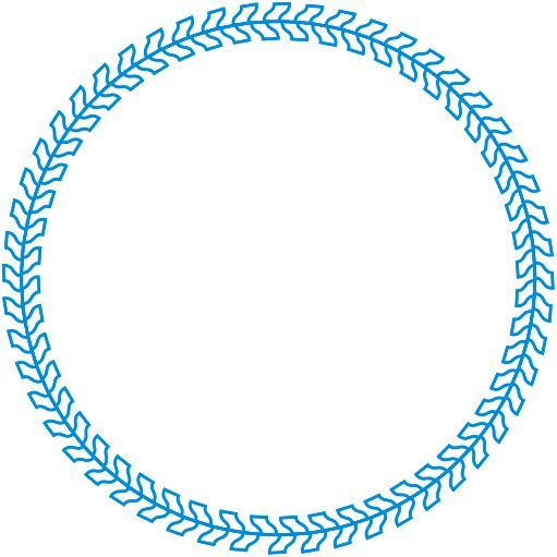 Окантовка для печатей в векторе 43