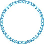 Окантовка для печатей в векторе 65