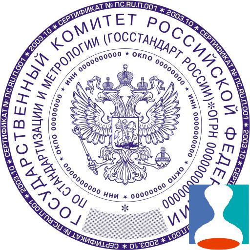 Векторный эскиз гербовой печати 1