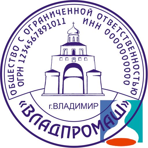Векторный эскиз печати ООО 48