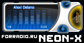 флеш плеер "NeON_x" для потокового радио (SHOUTCAST)