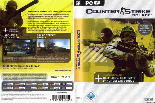 Сounter-Strike Source CD-KEY для steam + DoD + HL2D