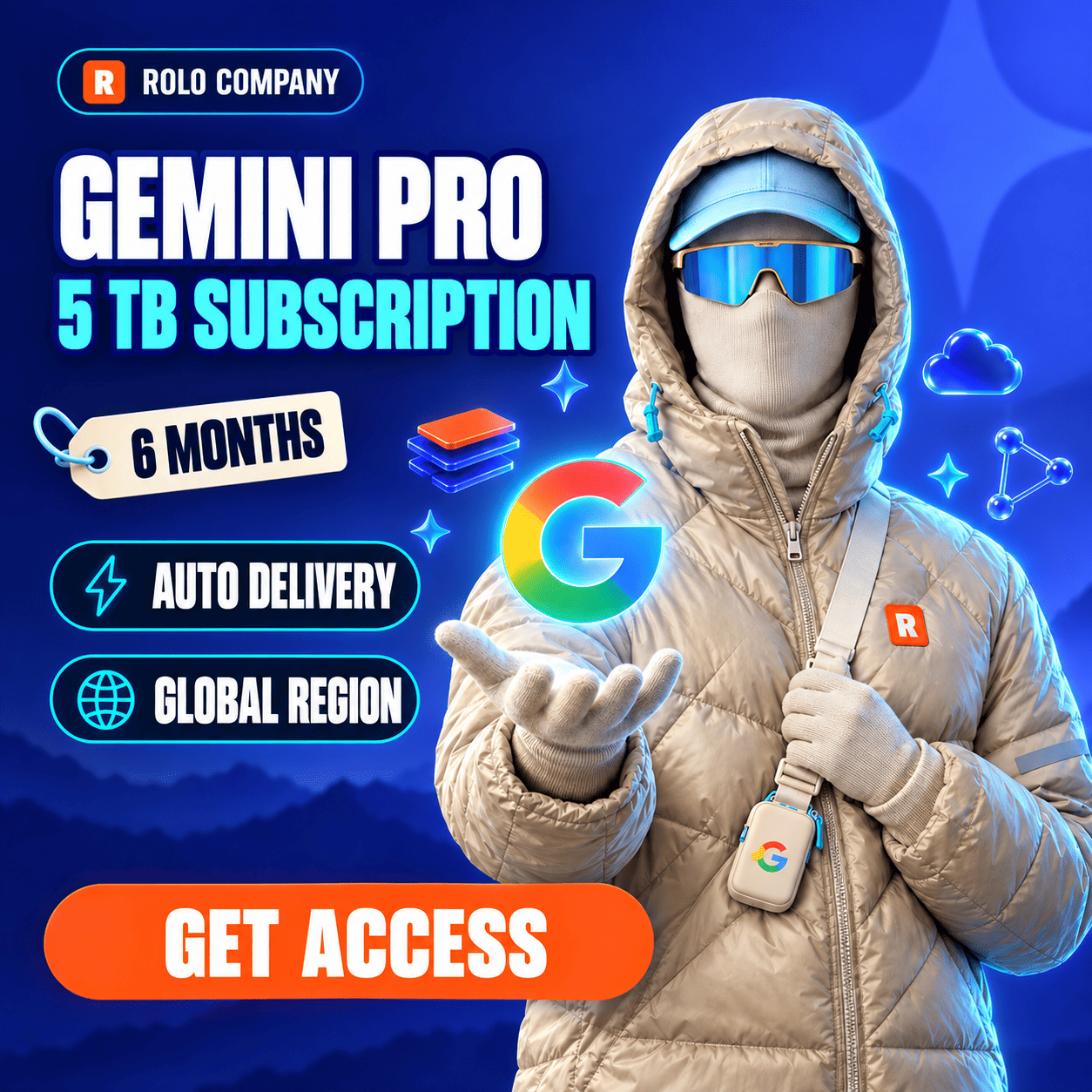 Gemini AI Pro Subscription | 5TB | 6 Months | Auto-Delivery photo 1