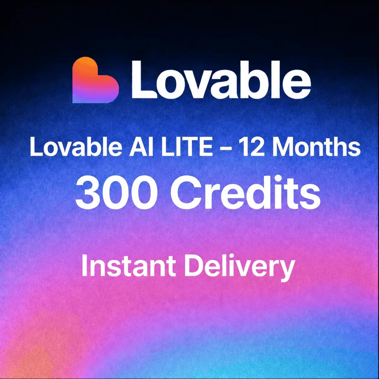 Lovable AI Pro Lite Account | 305 Credits | 12 Months | Instant Delivery photo 1