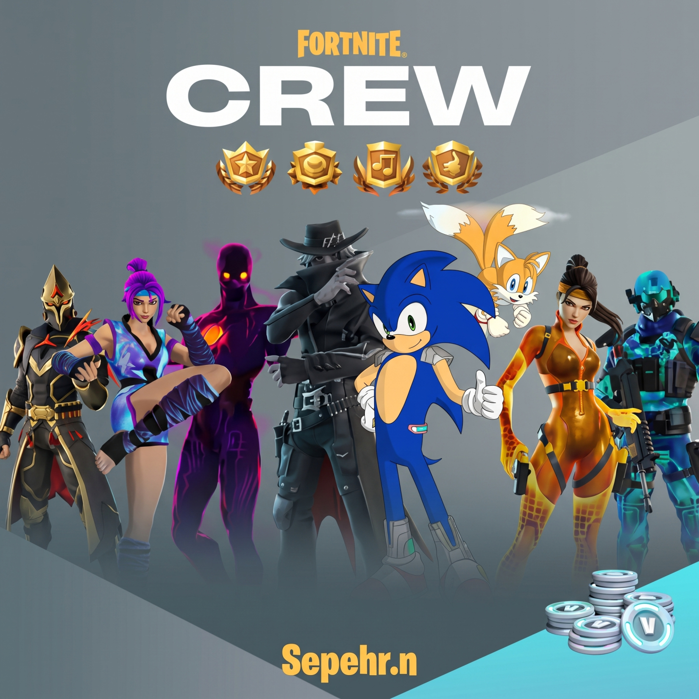 Fortnite Crew – Ежемесячная подписка фото 1