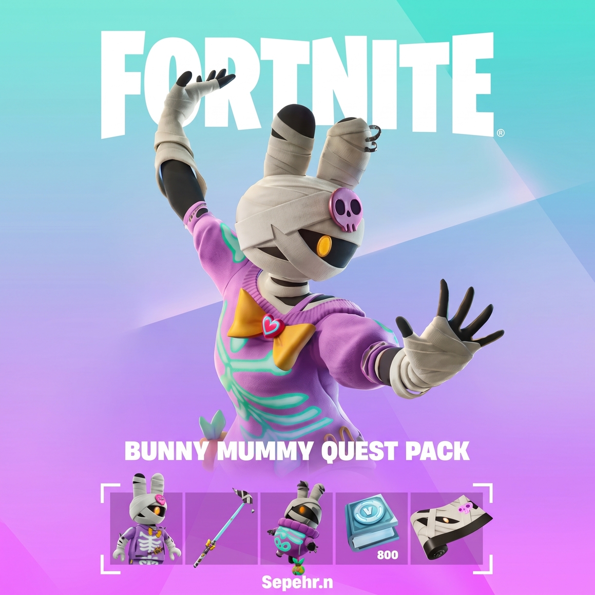 Fortnite Bunny Mummy Quest Pack (Набор заданий «Крольчиха-мумия») фото 1