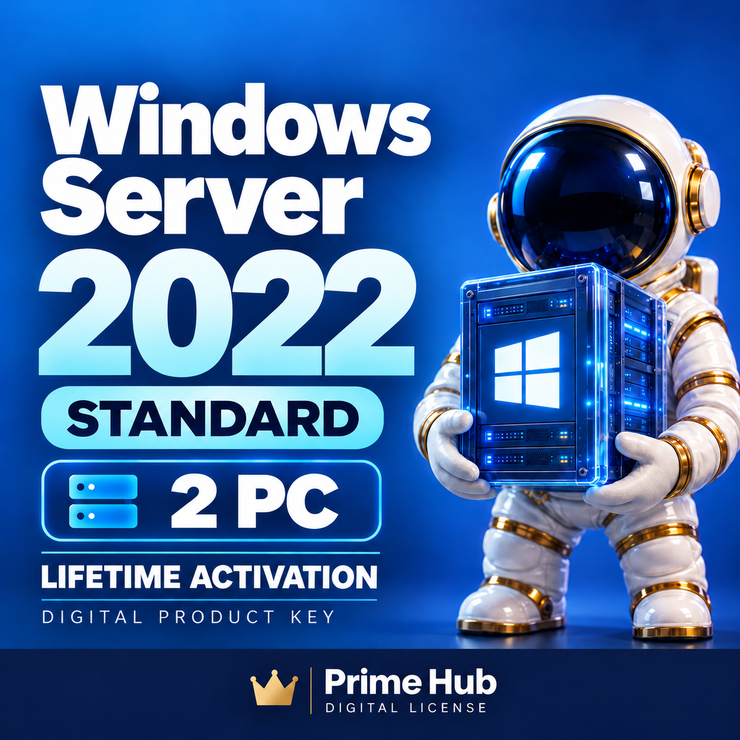 Windows Server 2022 Standard Ключ | 2 ПК | Бессрочная активация фото 1