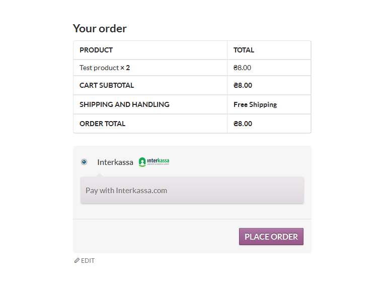 Плагин Interkassa 2.0 Payment Gateway для WooCommerce