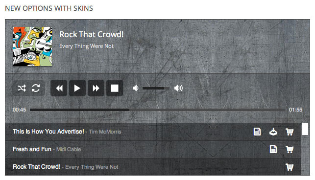 MP3 плеер для Wordpress - Disk Audio Player 1.6.8