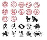 Signs of the zodiac vector clipart - irongamers.ru