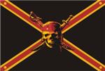 Pirate flag (Jolly Roger) vector