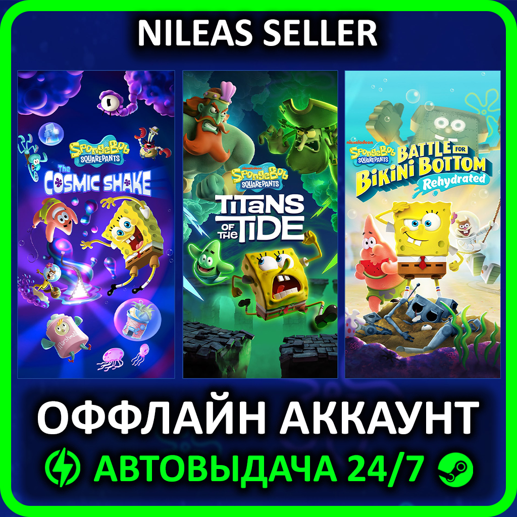 SpongeBob SquarePants Titans of the Tide + Battle for Bikini Bottom, The Cosmic Shake фото 1