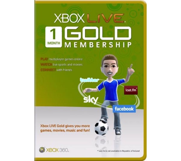 Карта подписки xbox