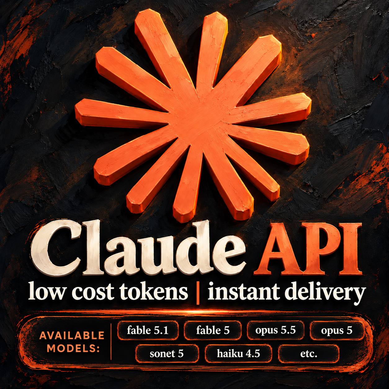 CLAUDE API | FABLE 5.1 • OPUS 5.5 • SONNET 5.5 | INSTANT | 1M - 1B Tokens +Bonus photo 1
