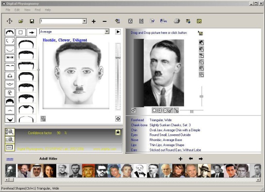 программа Digital Phisiognomy. Определяет характер