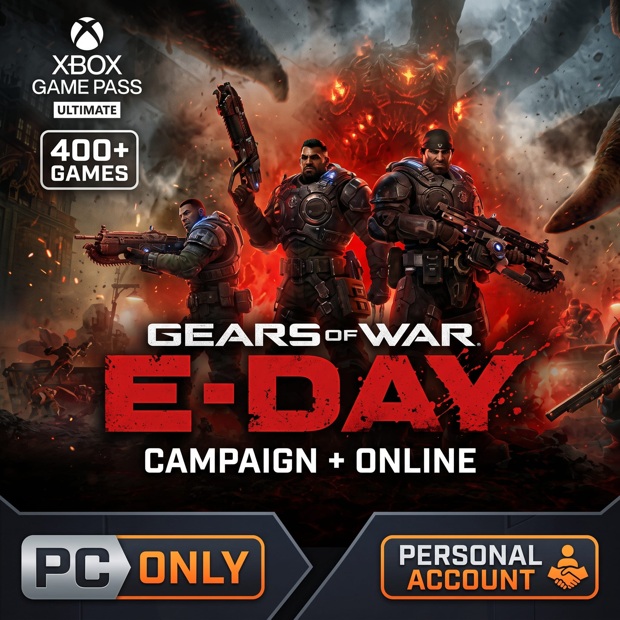 ЛИЧНЫЙ АККАУНТ | Gears of War: E-Day Premium Edition | КАМПАНИЯ + ОНЛАЙН | 400+ фото 1