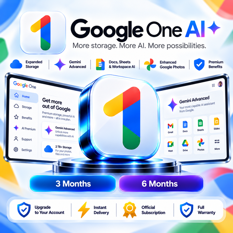Google One AI / 3–6 Months / Upgrade | Instant Delivery photo 2