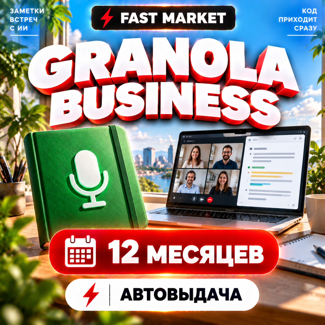 Granola Business — 12 months | Code for your account | Auto delivery photo 1