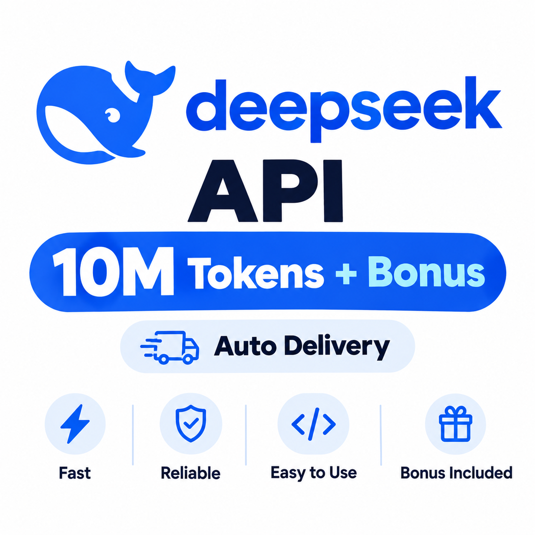 DeepSeek API — 10M Tokens + Bonus | Auto Delivery photo 1