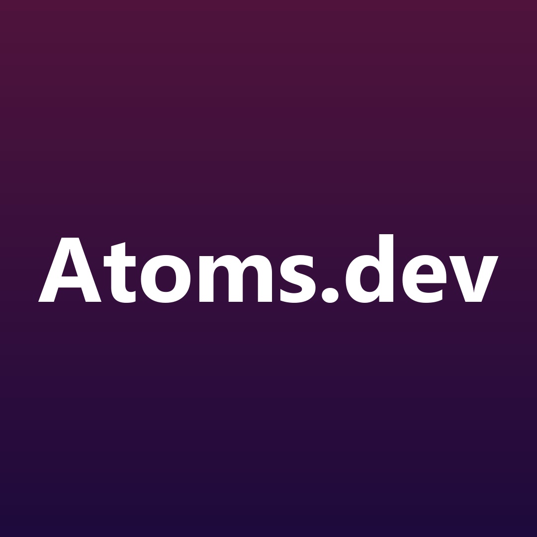 Atoms.dev 1 Month Pro Max Subscription to Your Account photo 1