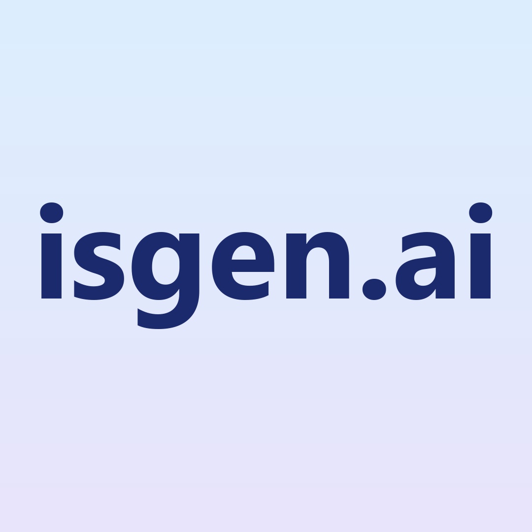 isgen.ai 1 Month Academic photo 1