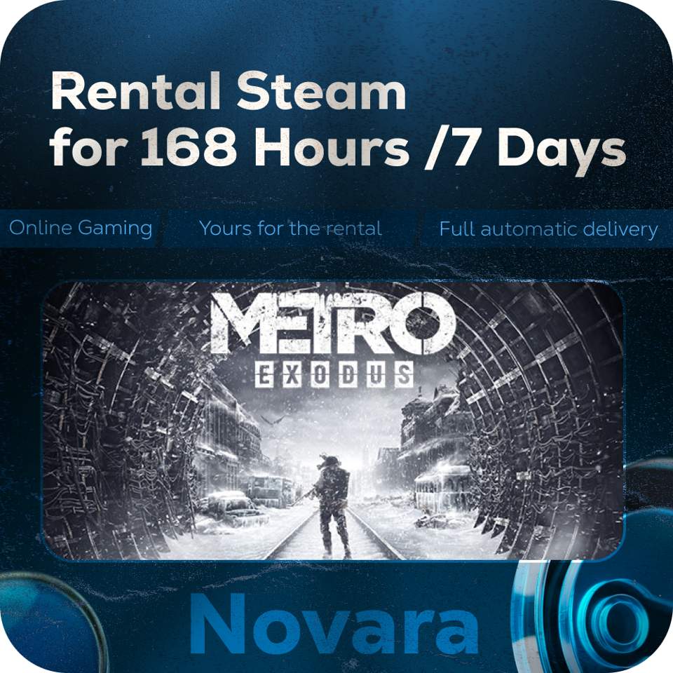 ๐ METRO EXODUS RENTAL ๐ AUTOMATIC PICKUP ๐ | 168 h | MED photo 2