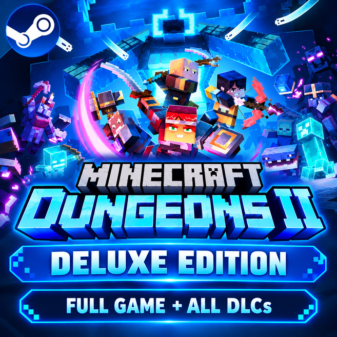 MINECRAFT DUNGEONS II DELUXE EDITION | ALL DLC | STEAM | FOR PC photo 1