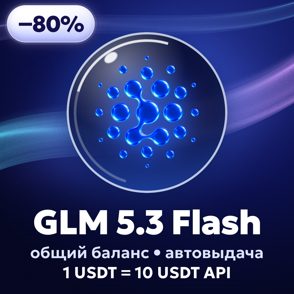 GLM 5.3 Flash – API BOOST 10 | 1 USDT = 10 USDT API | Автовыдача фото 4