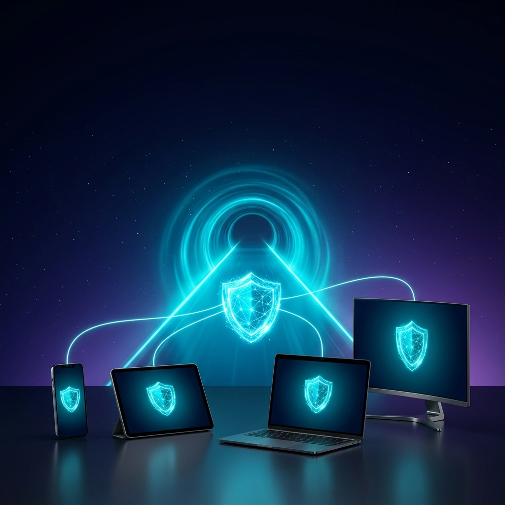 Space Tunnel VPN — Личный, 12 месяцев, 4 устройства фото 1