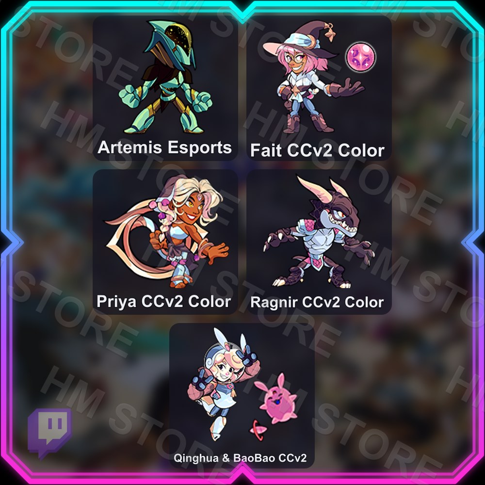 BRAWLHALLA • 5 НАГРАД • Q&B Drops • TWITCH DROPS / ТВИЧ ДРОПСЫ • АВТО-ВЫДАЧА фото 1