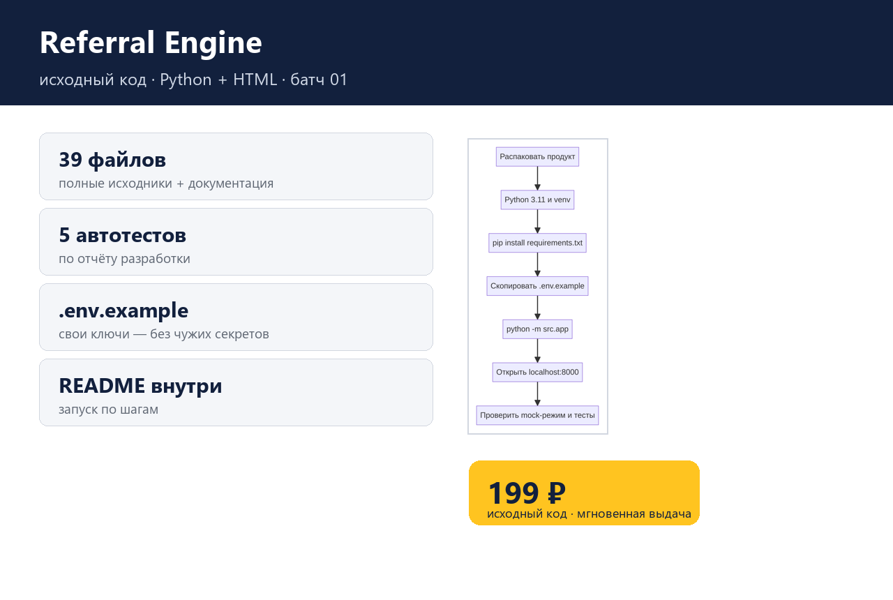 Referral Engine — исходный код фото 4