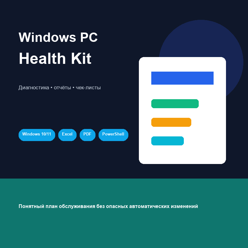 Windows PC Health Kit - диагностика ПК и чек-листы фото 3