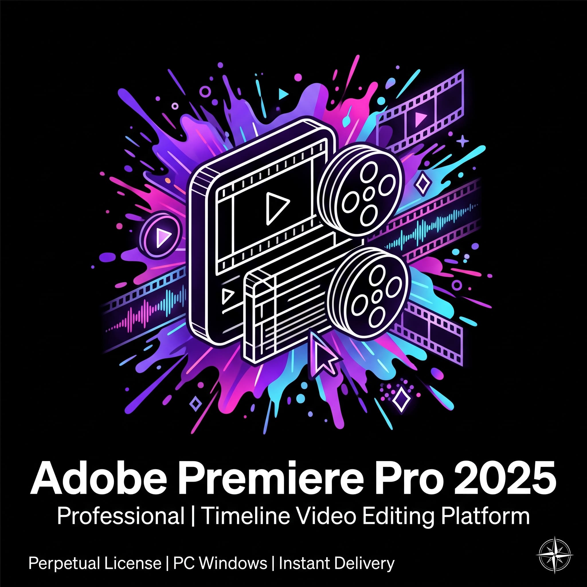 Adobe Premiere Pro 2025 PC • Perpetual License • Instant Delivery photo 1
