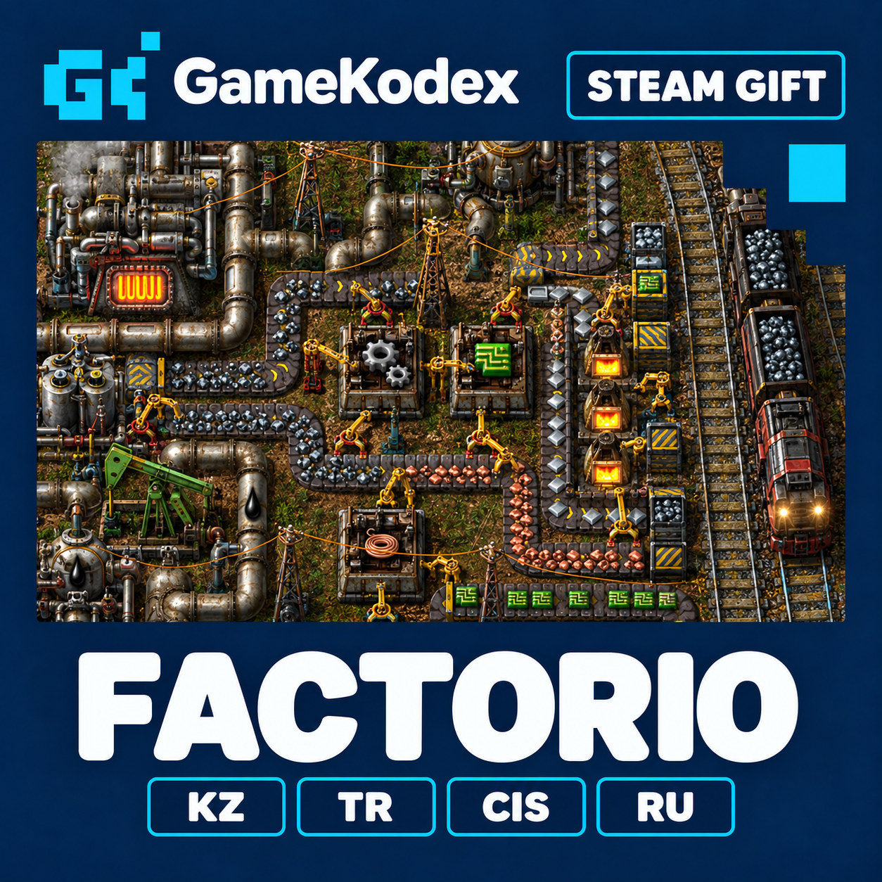 Factorio — Steam Gift (KZ, TR, CIS, RU) photo 1