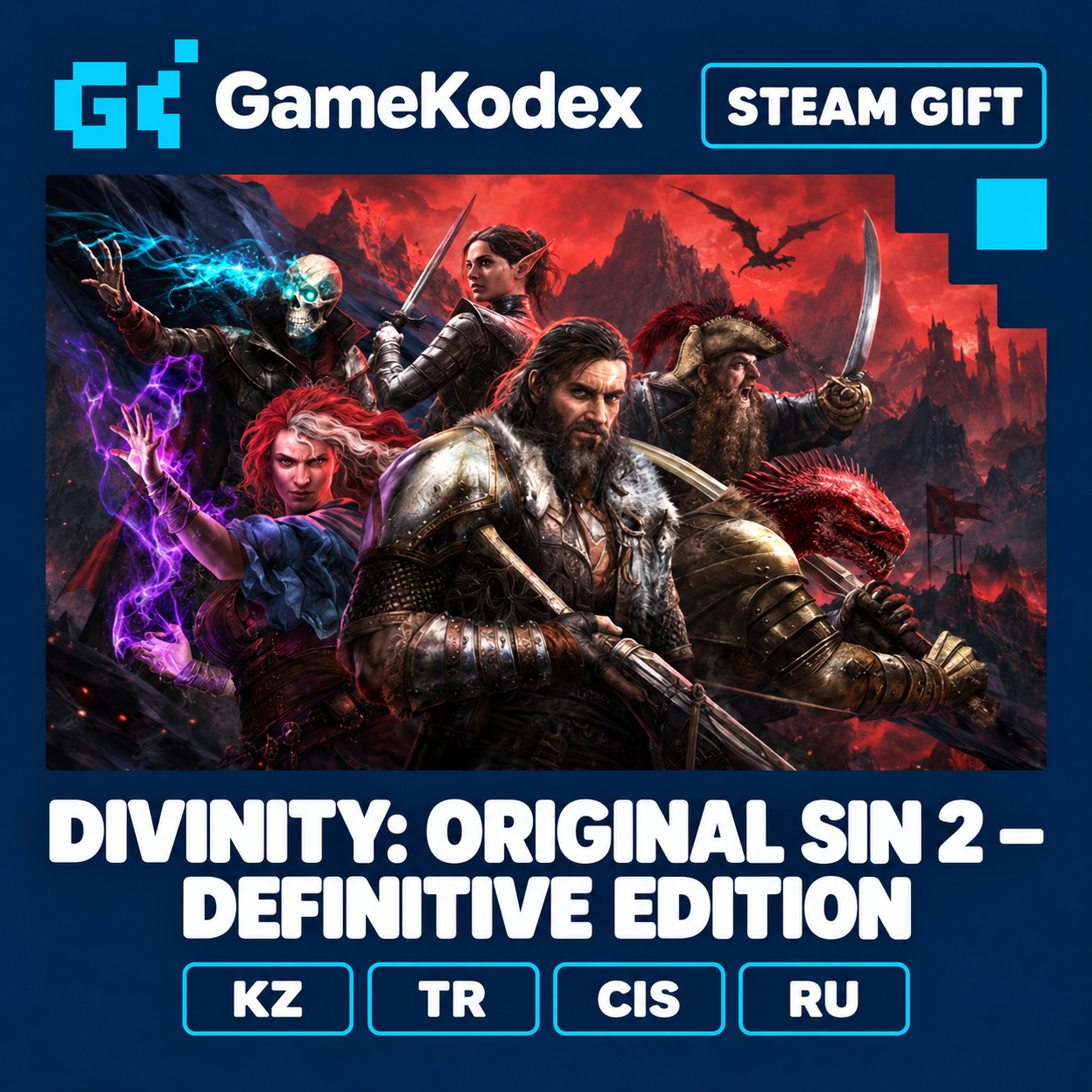 Divinity: Original Sin 2 — Definitive Edition — Steam Gift (KZ, TR, CIS, RU) фото 1
