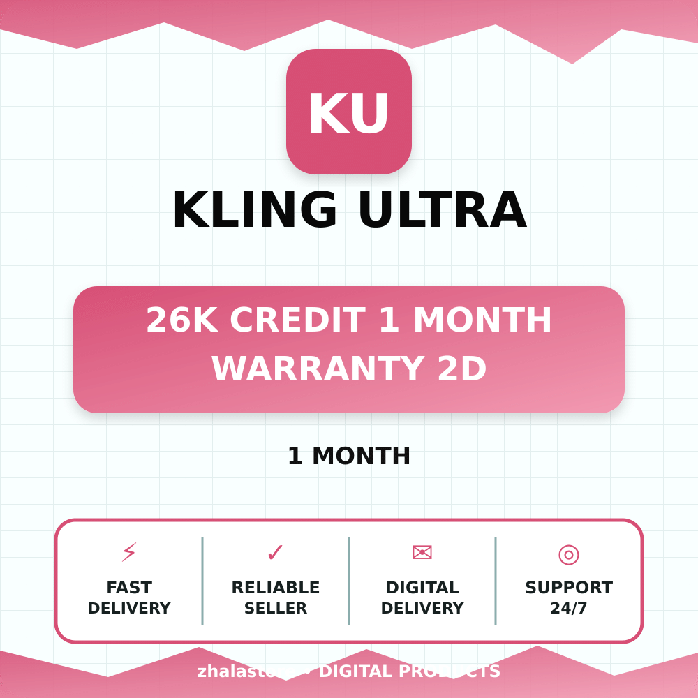 Kling Ultra 26k credit 1 month warranty 2D photo 1