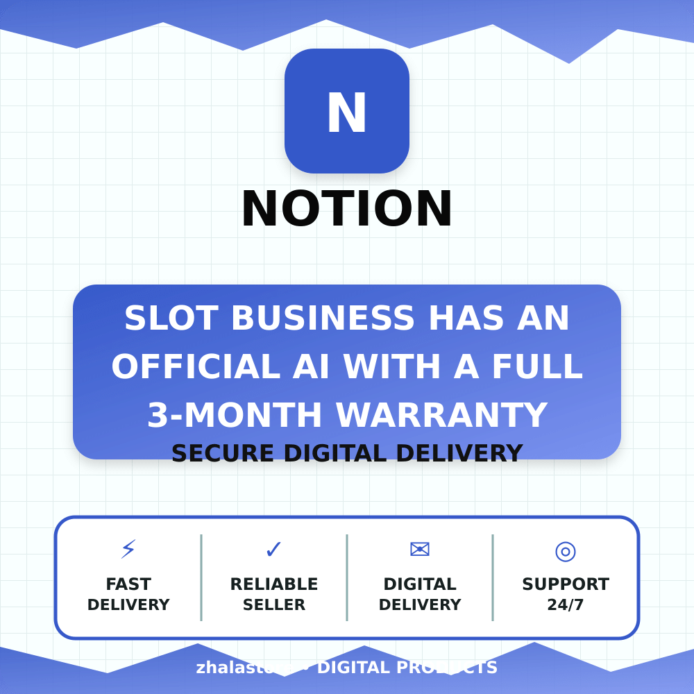 Slot Notion Business has an official AI with a full 3-month warranty photo 1