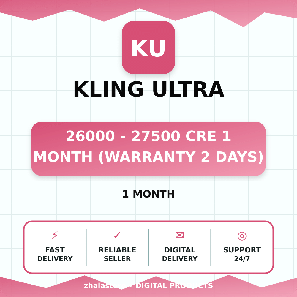 KLING ULTRA 26000 - 27500 CRE 1 MONTH (warranty 2 DAYS) photo 1