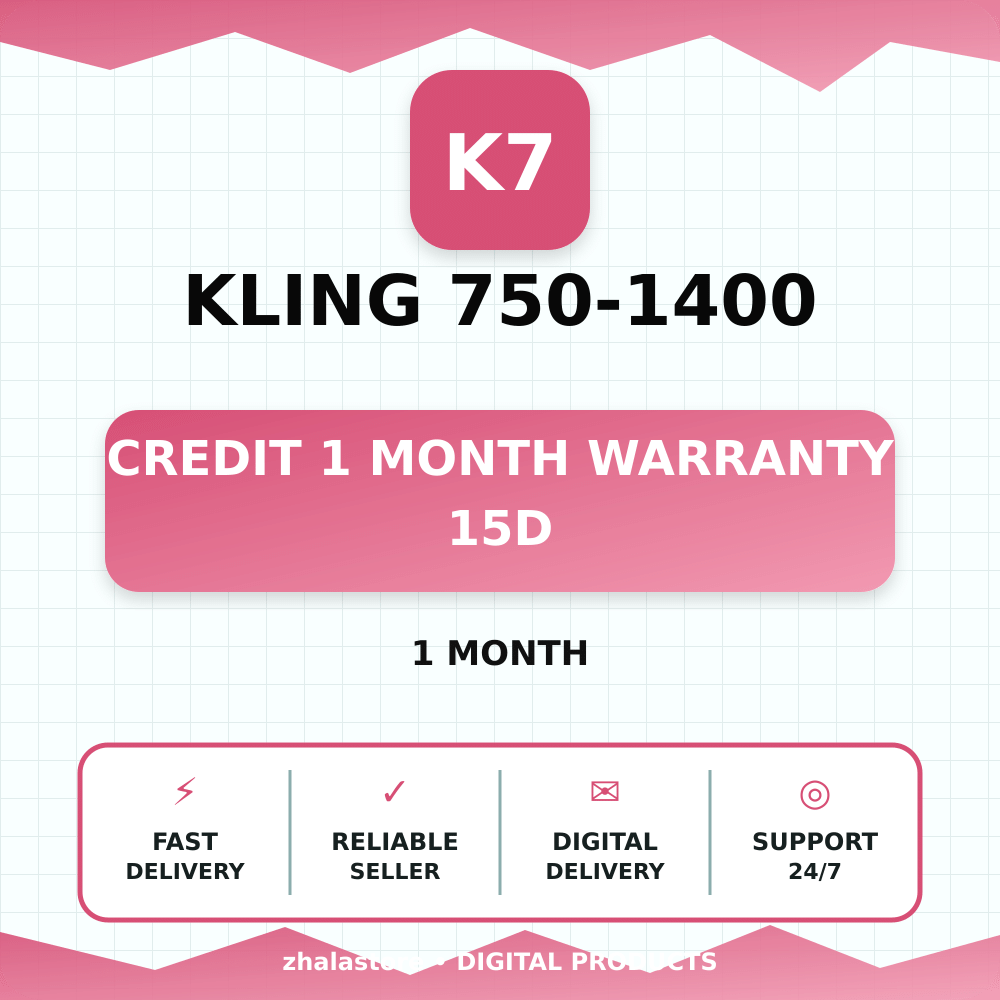 ⚡️Kling 750-1400 Credit 1 month warranty 15D photo 1