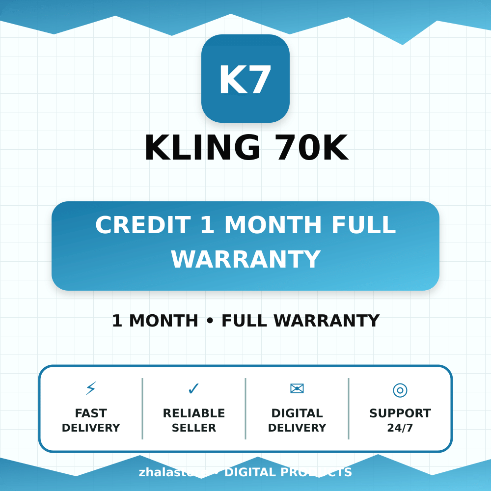 Kling 70K Credit 1 month full warranty photo 1