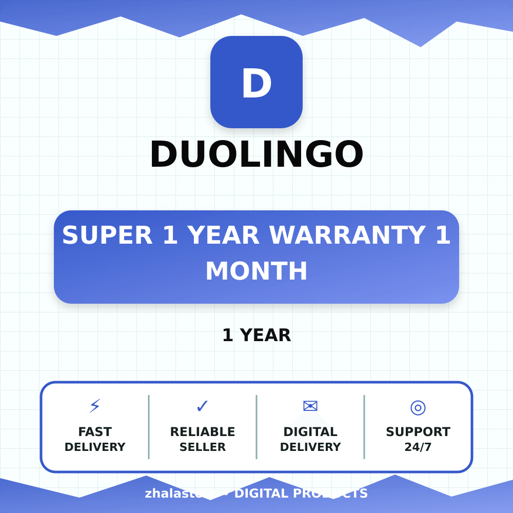 Duolingo Super 1 year warranty 1 month photo 1