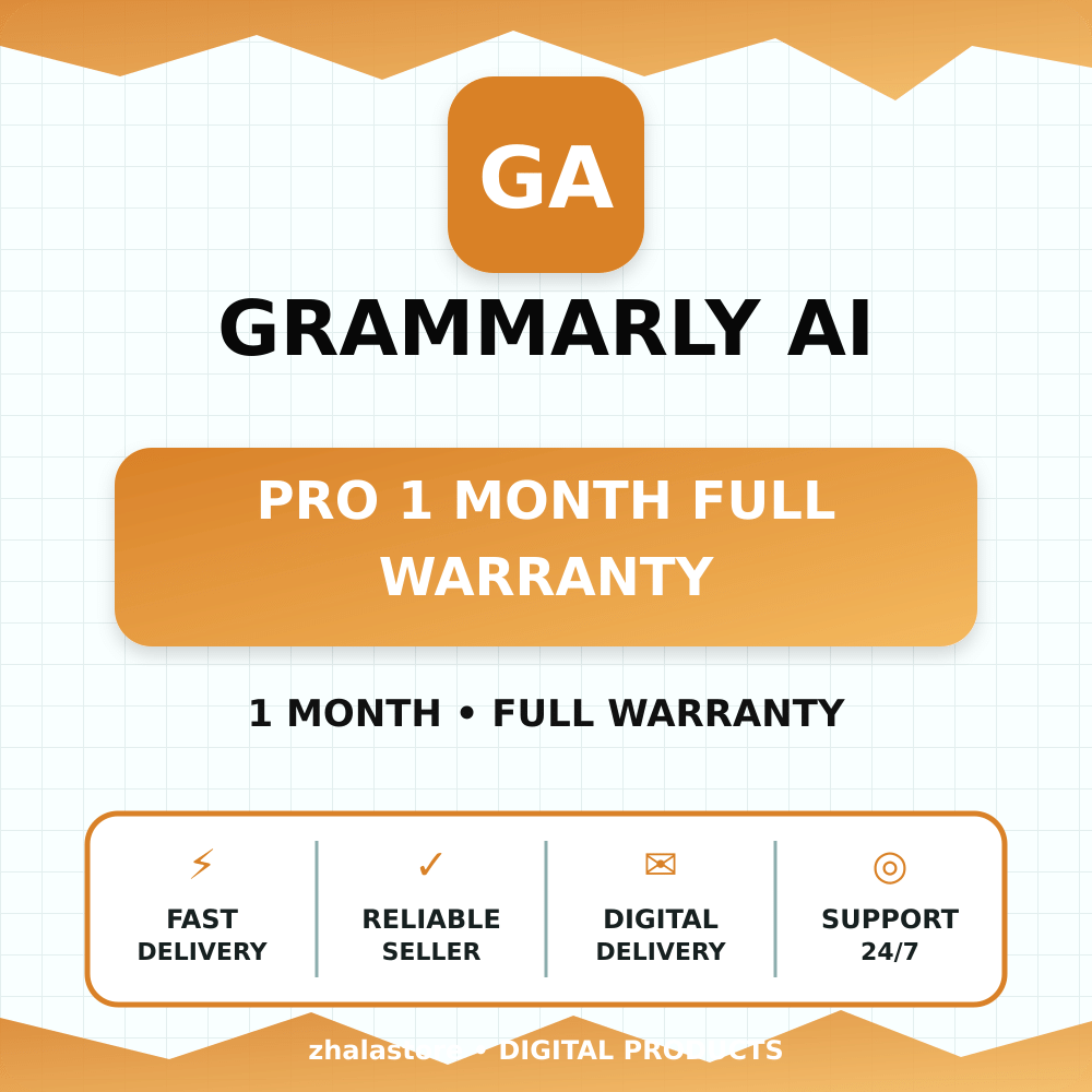 Grammarly AI Pro 1 Month full warranty photo 1